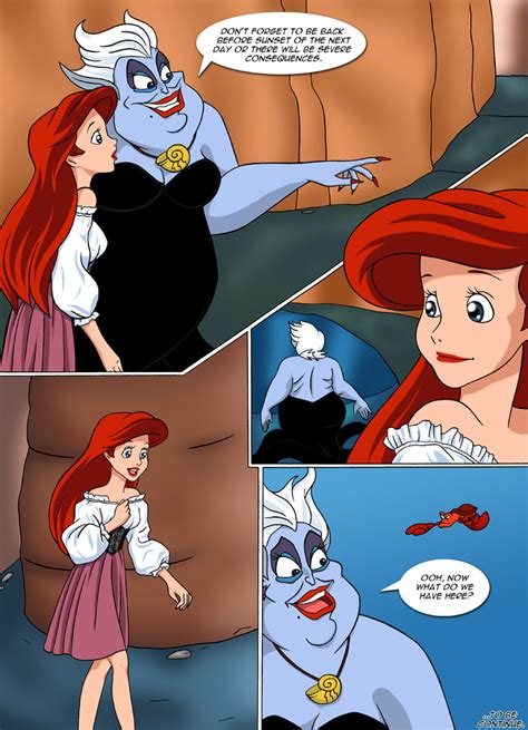A New Discovery For Ariel Little Mermaid By Palcomix