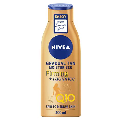 nivea q10 vitamin c firming body lotion for normal skin 400ml feelunique