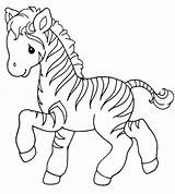 Zebra Coloring Pages Printable Kids Stripes Print Color Getcolorings Sweet Little Colornimbus sketch template