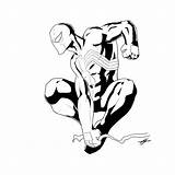 Suit Spiderman Spider Man Coloring Symbiote Pages Drawing Outline Deviantart Akbar Mr Color Liberal Getdrawings Printable Print Getcolorings sketch template