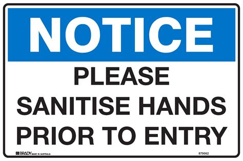 covid  sign notice  sanitize hands prior  entry