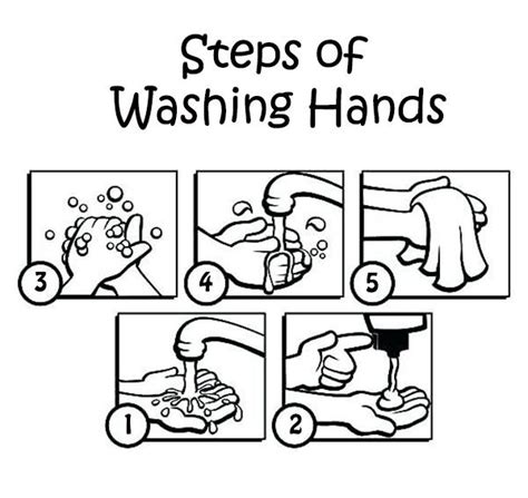 printable hand washing activity sheets
