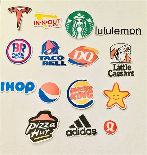 printable logo stickers