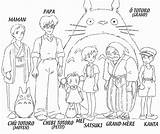 Totoro Coloring Neighbor Ghibli Pages Studio Character Sheets Printable Drawing Characters Model Coloriage Dessin Voisin Mon Book Animation 지브리 Coloringtop sketch template