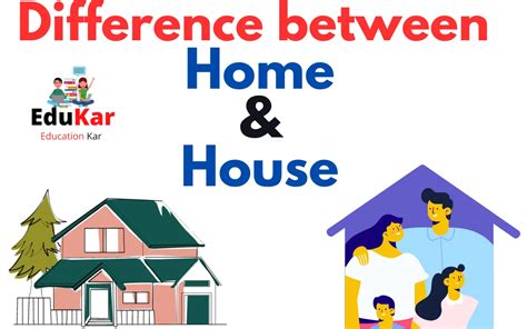 difference  home  house edukar india