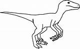 Raptor Coloring Velociraptor Blue Pages Jurassic Coloriage Template Dinosaure Dessin Wecoloringpage Printable Colorier Imprimer Tableau Choisir Un sketch template