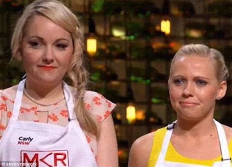 my kitchen rules carly and tresne both don white gowns in