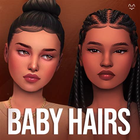baby hairs double set comments  sims  create  sim curseforge