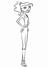 6teen Tricia sketch template