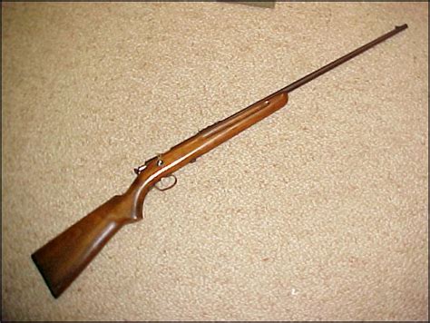 winchester early model   cal finger groove stock cr picture