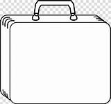 Suitcase Koffer Briefcase Malvorlagen Luggage Baggage Hiclipart Bereich Taschenanhänger Pngwing sketch template