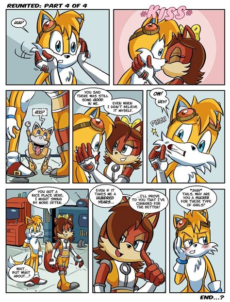 tails and fiona reunited pt4 by chauvels sonic fan art fun comics sonic funny