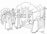 Abraham Missionary Visits Catholic Lot Age Sarah Guild Tent Isaac Nacimiento Divyajanani Abramo Testament Abram Strangers Sketchite sketch template