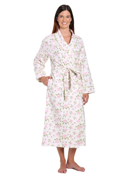 gift packaged womens  premium cotton flannel robe flannelpeople