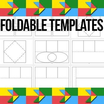 foldable templates  interactive student notebooks interactive
