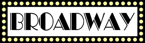 broadway logo theatrical musings