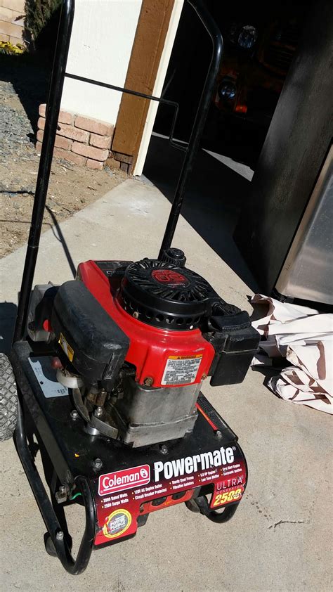 coleman powermate ultra generator  watts  sale  bloomington ca miles buy  sell
