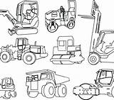 Coloring Pages Truck Cement Construction Tools Equipment Heavy Printable Drawings Site Dozer Bulldozer Getcolorings Getdrawings Color Colorings Paintingvalley sketch template
