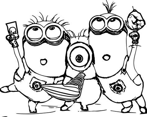 coloring pages minions despicable   minions coloring page