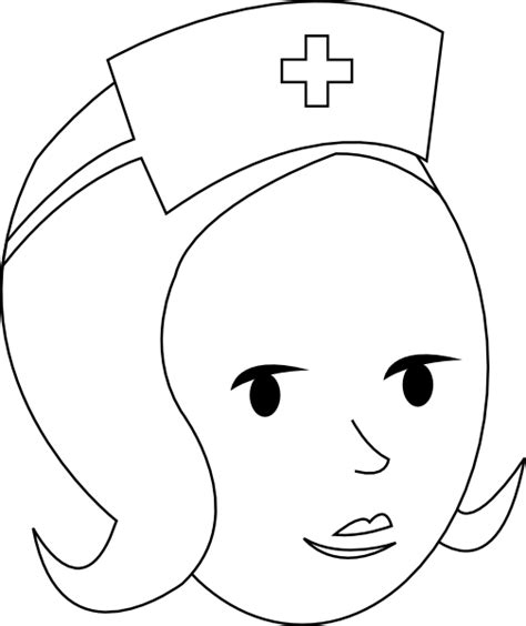 nurse outline clip art  clkercom vector clip art  royalty