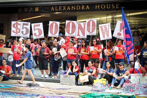 Domestic Workers In Hong Kong Insulted By ‘measly’ Wage