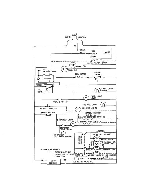 wiring diagram  kenmore refrigerator general wiring diagram