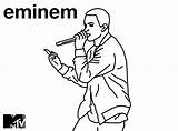 Eminem sketch template