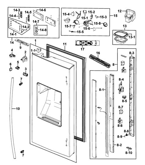 samsung french door refrigerator parts diagram reviewmotorsco