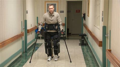 paralyzed man walks     robotic technology abc houston