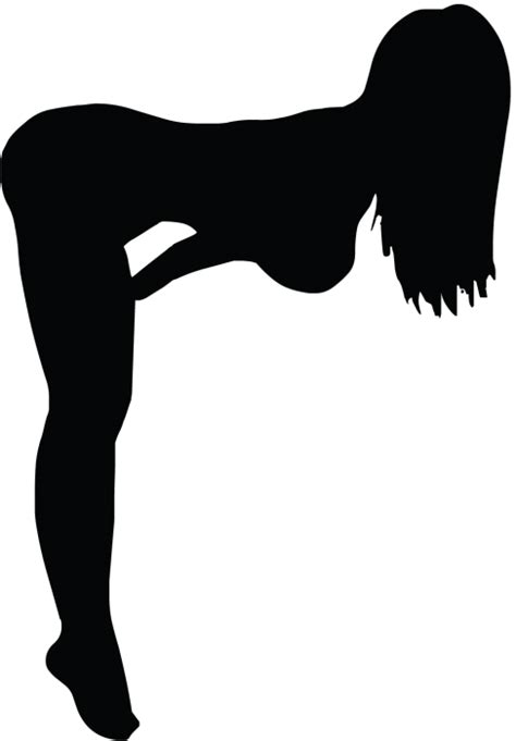 silhouette femme sexy 11 girl bending over silhouette woman bending