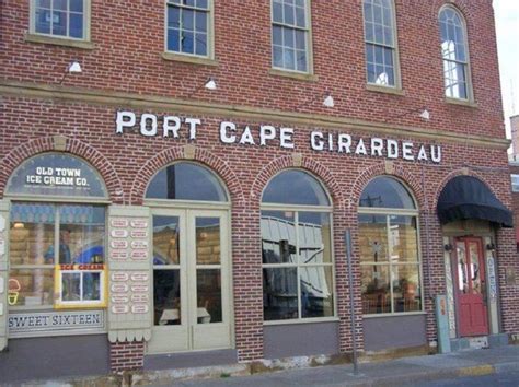 history whispers  port cape girardeau restaurant  sits