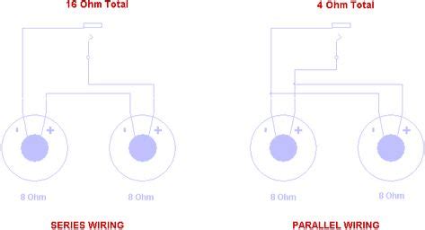 series parallel wiring  speakers speaker projects speaker speaker design