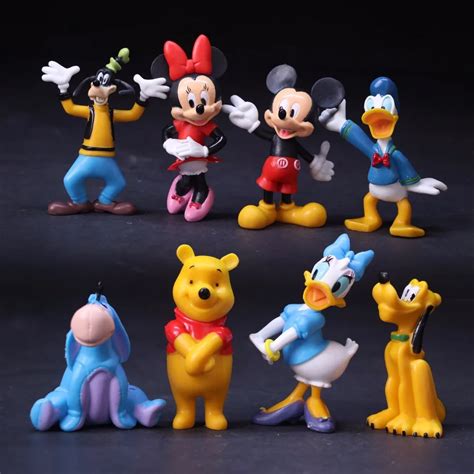 disney kid toys pcsset mickey mouse anime figure plastic toys pvc