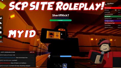 Scp Site Roleplay Roblox Youtube
