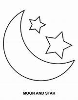 Moon Coloring Pages Kids Printable Easy Print sketch template