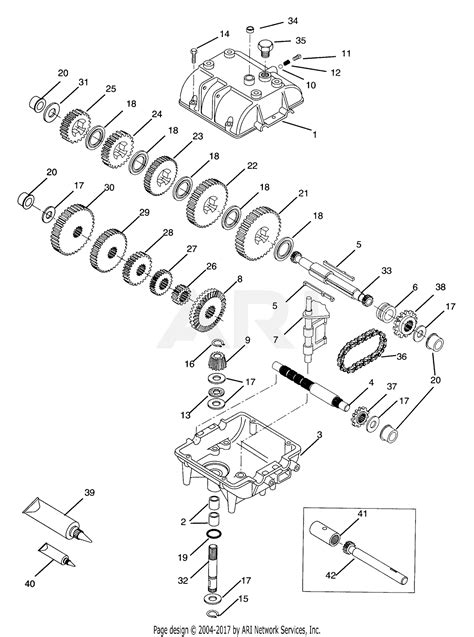 gravely   pro  hp tecumseh parts diagram  transmission model
