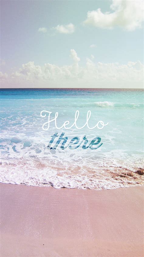 hello there summer wave beach iphone 6 wallpaper ipod