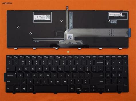 keyboard  dell inspiron   series    black backlit