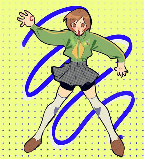 Ene 💭 On Twitter Rt Debby Doodles Chie Scribble 💚 Persona4 Chie