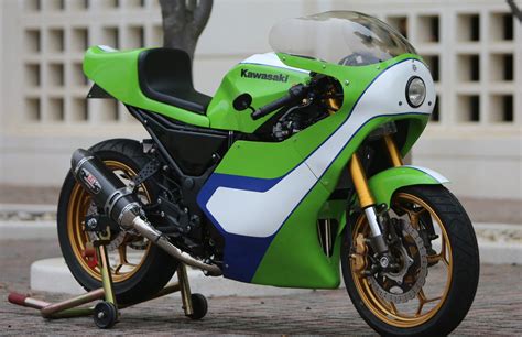 kawasaki  ninja  gary nixon race bike replica