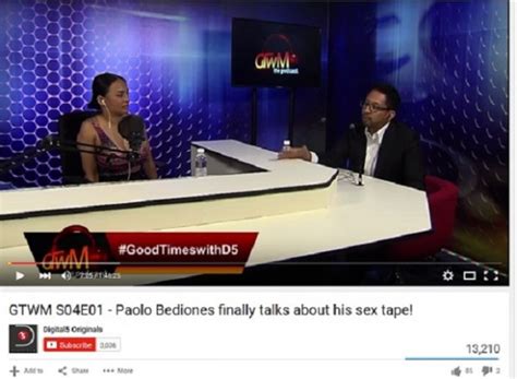 paolo bediones finally opens up about his sex video