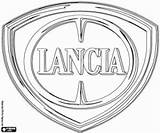 Lancia Emblema Colorare Emblem Marke Printable Oncoloring Maybach Ausmalbilder Colorir Malvorlagen sketch template