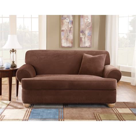 sure fit t cushion sofa slipcover home furniture design