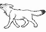 Wolf Template Templates Coloring sketch template