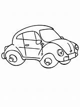Beetle Car Tired Coloring Looks Pages sketch template