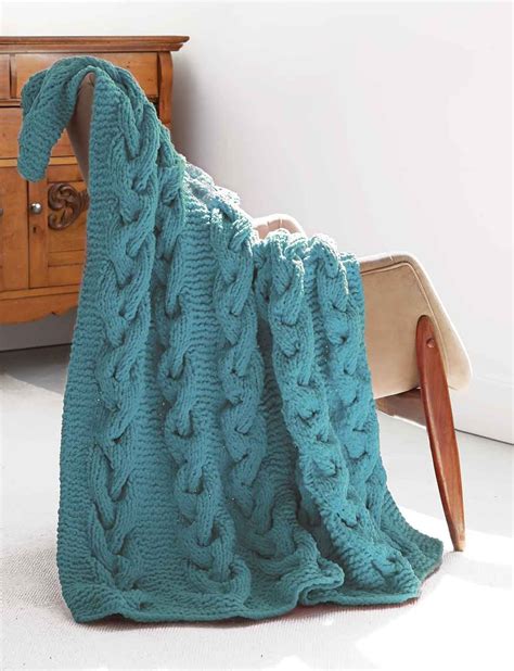 cable afghan patterns yarnspirations knit afghan patterns