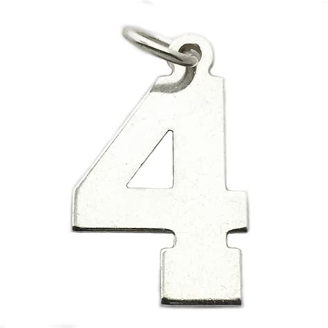 number  sterling silver charms timeless charms