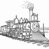 Train Coloring Pages Bridge Color Railroad Choose Drawing Steam Colorluna Printable Board sketch template
