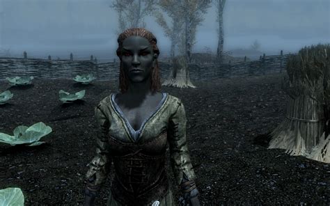 Smoother Face For Female Dark Elves Xce At Skyrim Nexus