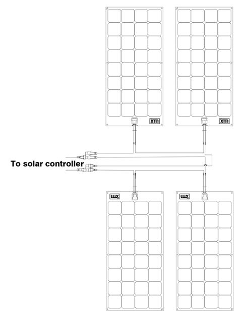 solar panel wiring diagrams lux solar